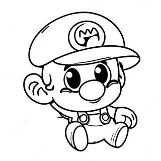 Baby Mario Pagine da Colorare