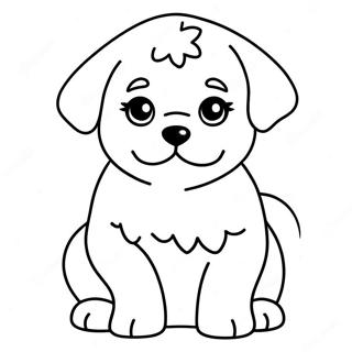 Pagina da Colorare Cucciolo Maltese | pagina da colorare Maltese