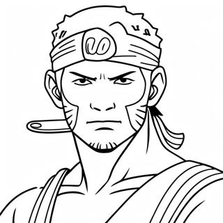 Pagina da Colorare di Zoro | pagina da colorare Zoro