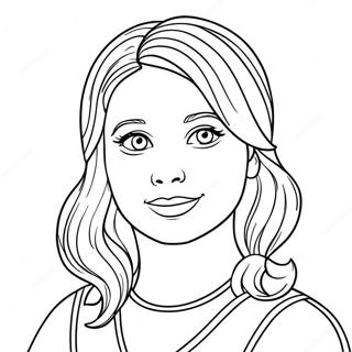 Pagina da Colorare di Emily | pagina da colorare Emily