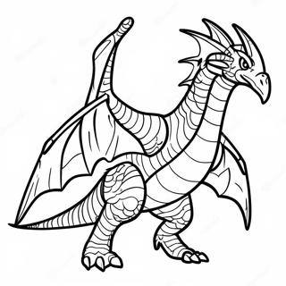 Pagina da Colorare di Rodan | pagina da colorare Rodan