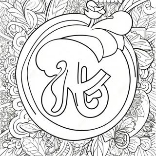 Pagina da Colorare del Logo Phillies | pagina da colorare Phillies