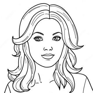 Pagina da Colorare di Ashley | pagina da colorare Ashley