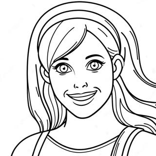 Pagina da Colorare di Ashley Allegra | pagina da colorare Ashley