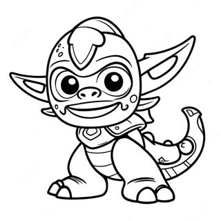 Pagina da colorare di Skylander | pagina da colorare Skylander