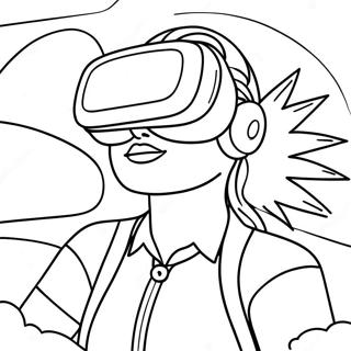Pagina da colorare VR | pagina da colorare VR