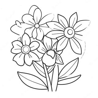 Pagina da Colorare di Fiori | pagina da colorare Fiori