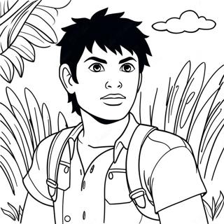 Pagina da Colorare Diego | pagina da colorare Diego