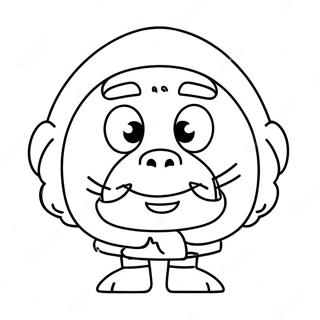 Pagina da colorare del personaggio divertente di Tweaker | pagina da colorare Modificatore