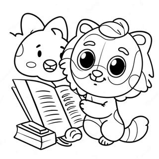 Pagina da Colorare di Baby Einstein | pagina da colorare Baby Einstein