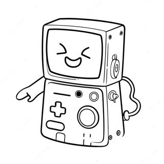 Pagina da Colorare BMO | pagina da colorare BMO