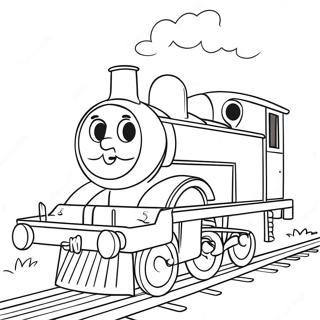 Edward il Treno Blu Pagina da Colorare | pagina da colorare Thomas e Amici Edward