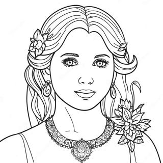 Pagina da Colorare di Anya | pagina da colorare Anya