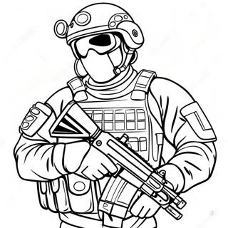 Forze Speciali Pagine da Colorare