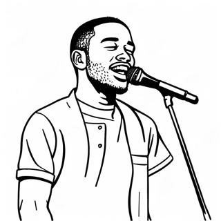 Frank Ocean Pagine da Colorare
