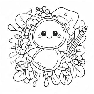 Pagina da colorare neon | pagina da colorare Neon