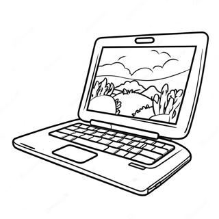Pagina da Colorare Laptop | pagina da colorare Laptop