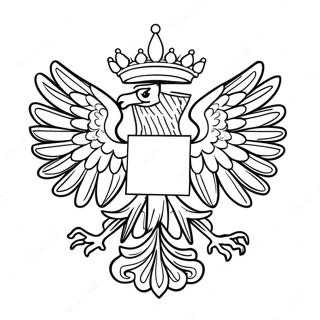 Pagina da Colorare della Bandiera della Polonia | pagina da colorare Polonia
