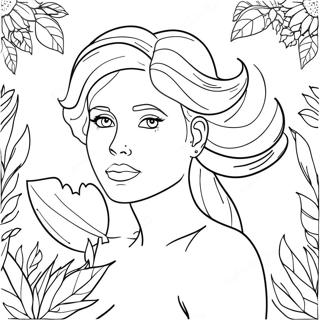 Pagina da Colorare di Eva | pagina da colorare Eve
