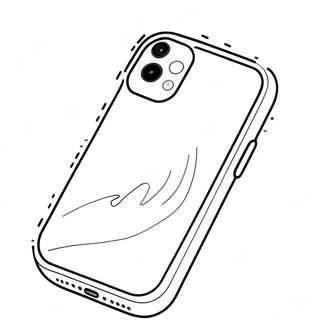 Pagina da Colorare iPhone 12 | pagina da colorare iPhone 12