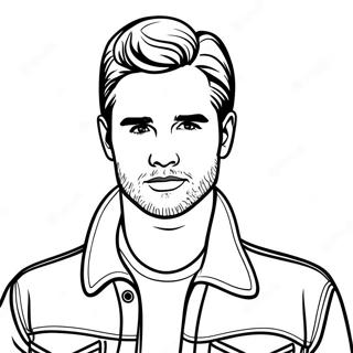Pagina da Colorare di Liam | pagina da colorare Liam