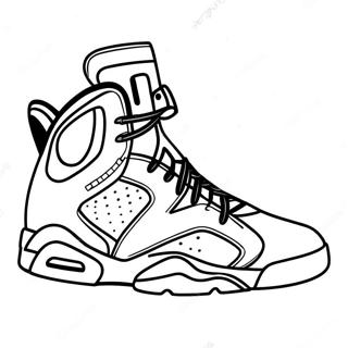 Contorno Jordan 6 Pagine da Colorare
