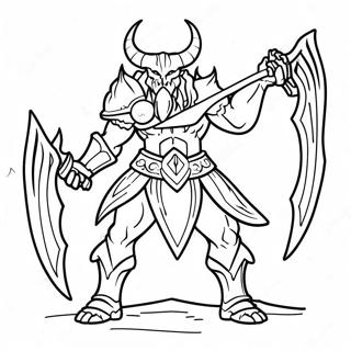Pagina da Colorare del Diablo | pagina da colorare Diablo