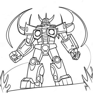 Pagina da Colorare Unicron Transformers | pagina da colorare Transformers Unicron