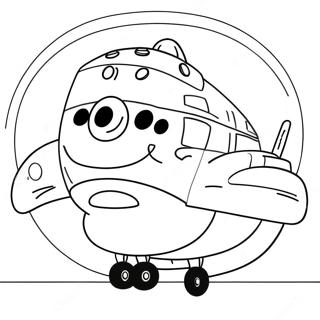 Pagina da Colorare Fat Albert | pagina da colorare Fat Albert