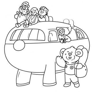 Pagina da Colorare Fat Albert e Amici | pagina da colorare Fat Albert