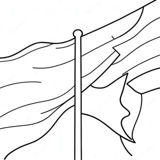 Pagina da Colorare della Bandiera Pride Trans | pagina da colorare Trans