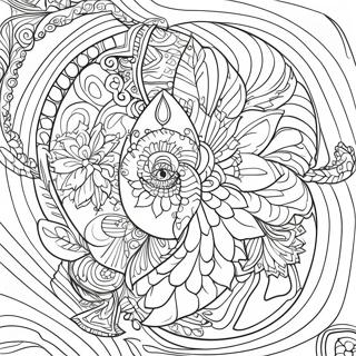 Pagina da Colorare dell'Illusione | pagina da colorare Illusione