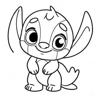 Pagina da Colorare Carina Lilo e Stitch | pagina da colorare Lilo e Stitch