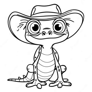 Pagine da Colorare di Rango | pagina da colorare Rango