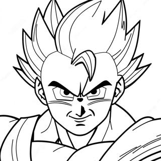 Pagina da Colorare di Gohan | pagina da colorare Gohan