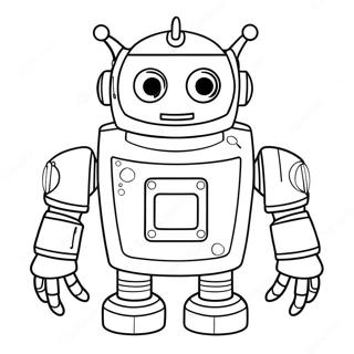 Pagina da Colorare Robot PJ | pagina da colorare PJ Robot