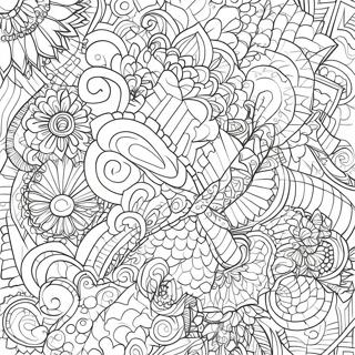 Illusione Trippy Pagine da Colorare
