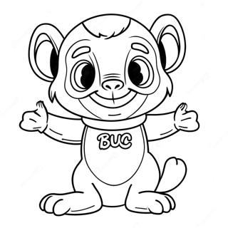 Pagina da Colorare di Buc-ee's | pagina da colorare Buc-ee's