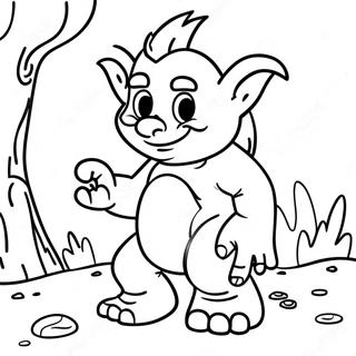 Pagina da Colorare Trollstopia | pagina da colorare Trollstopia