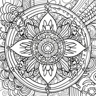 Pagina da Colorare Mandala Calmo | pagina da colorare Calma