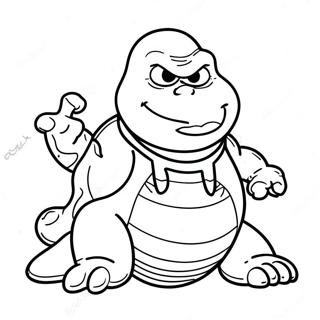 Pagina da Colorare di Slimer | pagina da colorare Slimer