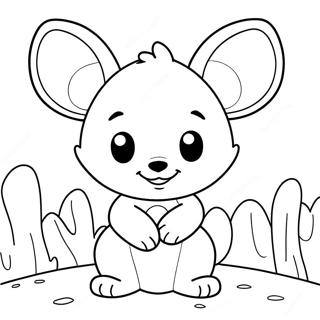 Pagina da Colorare di Pikwik Pack | pagina da colorare Pikwik Pack
