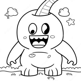 Pagina da Colorare di Domo | pagina da colorare Domo