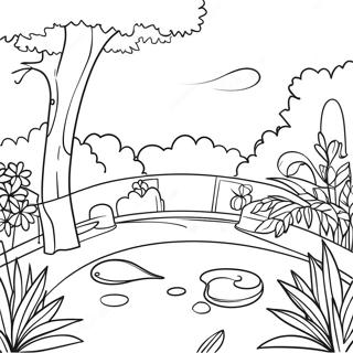 Pagina da colorare del Giardino Botanico | pagina da colorare Botanico