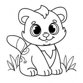 Pagina da Colorare Animali Carini ZHC | pagina da colorare ZHC