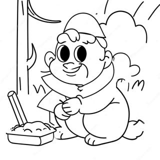 Pagina da Colorare dell'Afikoman Colorato | pagina da colorare Pesach