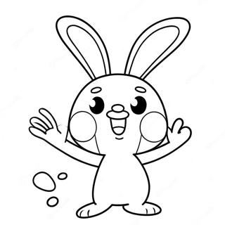 Pagina da Colorare Rabbids | pagina da colorare Rabbids