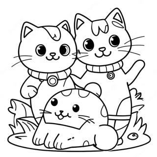 Pagina da Colorare Kid-E-Cats | pagina da colorare Kid-E-Cats