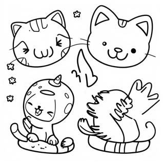 Pagina da Colorare Kid-E-Cats Avventurosi | pagina da colorare Kid-E-Cats
