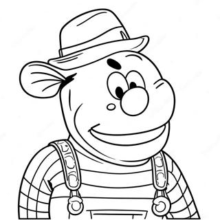 Pagina da Colorare di Ernie | pagina da colorare Ernie